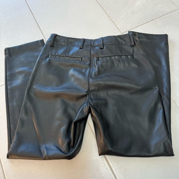 The GAP Faux-leather straight leg pants - Picture 2 of 4
